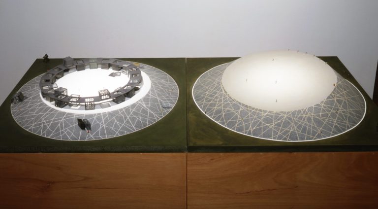 mixed media, 4" x 96" x 48", Estate of Madeline Gins