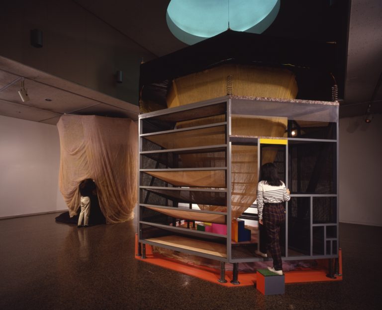 mixed media, front 114" x 135", back: 192" x 148" , Estate of Madeline Gins