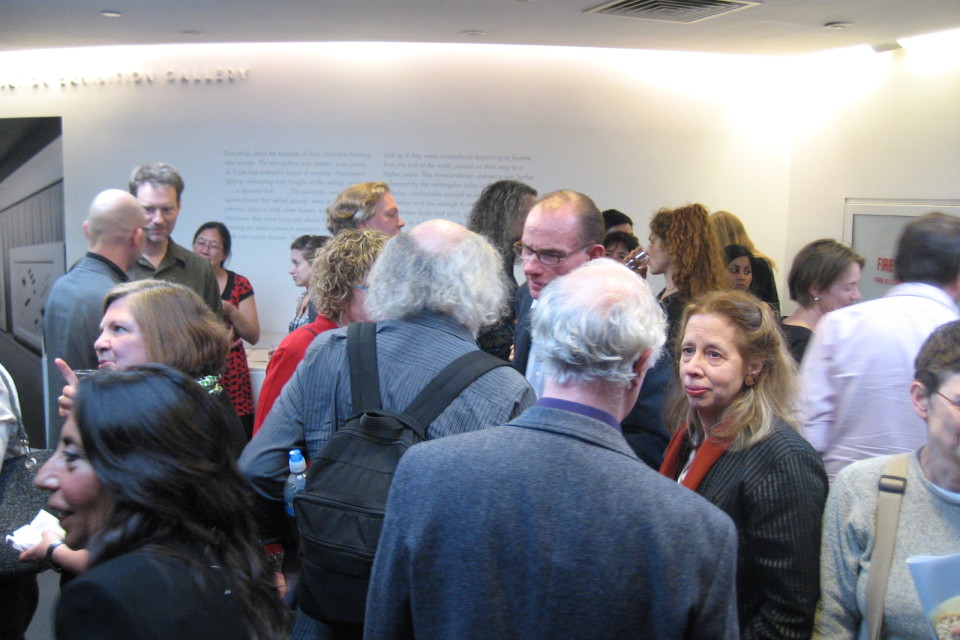 Symposium at the Solomon Guggenheim Museum multimedia theater, NY (May 1, 2010, 1-5pm.)