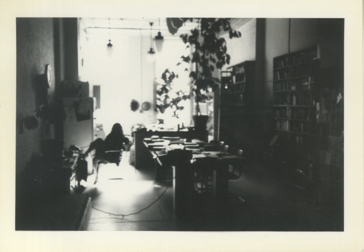 Madeline sitting in 124 W Houston