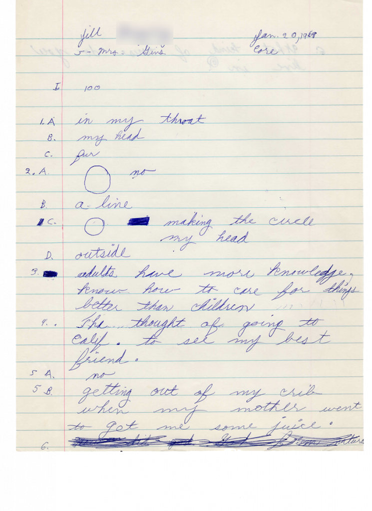 Children's Questionare-16