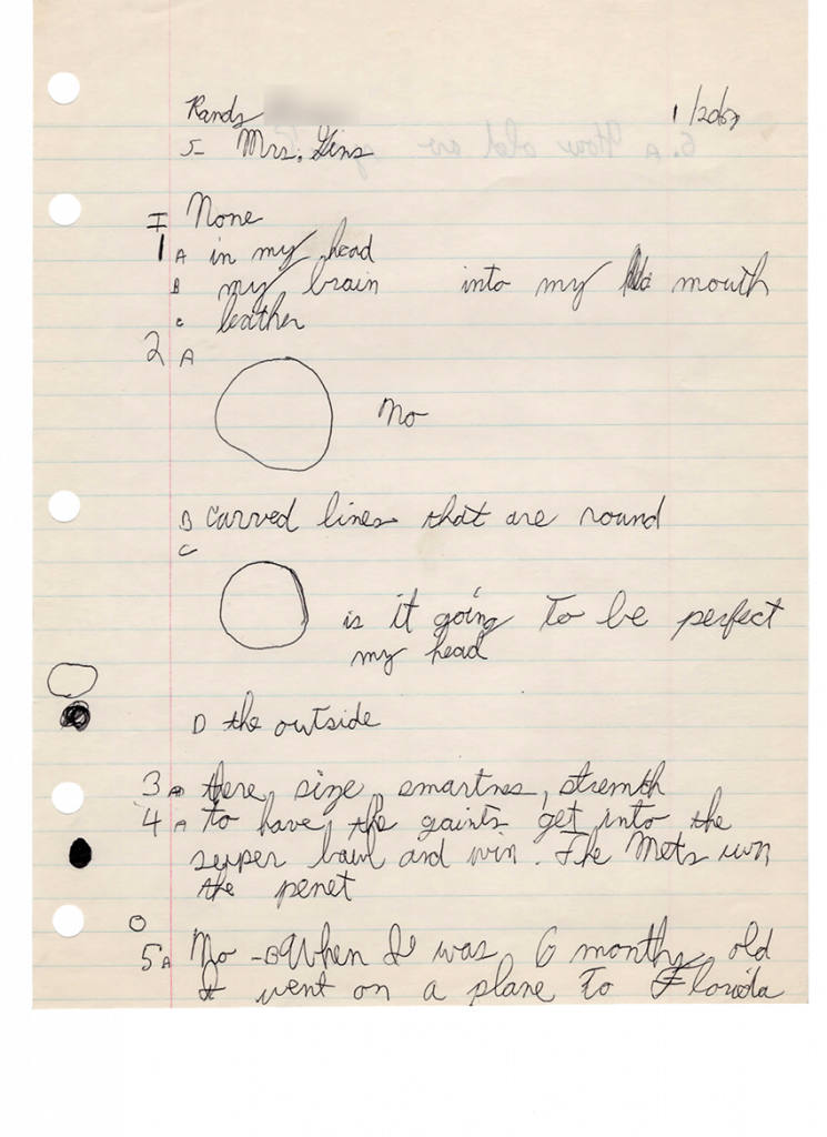 Children's Questionare-30